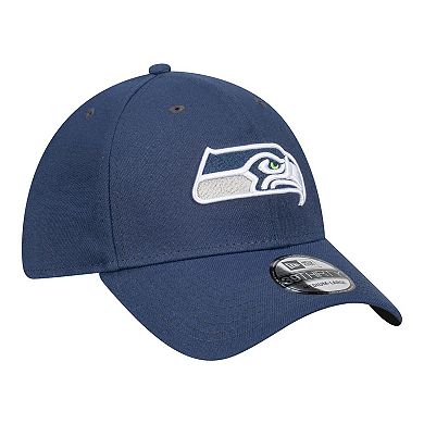 Men's New Era College Navy Seattle Seahawks Core Team 39THIRTY Flex Hat
