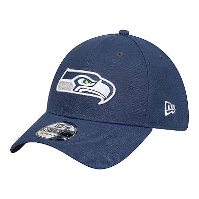 Men's New Era College Navy Seattle Seahawks Core Team 39THIRTY Flex Hat