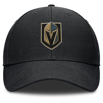 Men's Fanatics Black Vegas Golden Knights Force Adjustable Hat