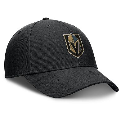 Men's Fanatics Black Vegas Golden Knights Force Adjustable Hat