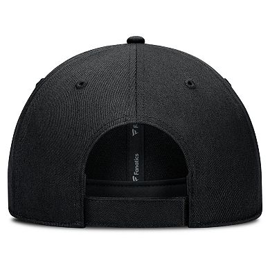Men's Fanatics Black Vegas Golden Knights Force Adjustable Hat