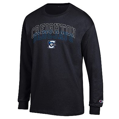 Men's Champion Black Creighton Bluejays Team Long-Sleeve T-Shirt