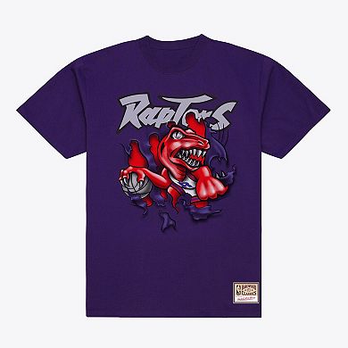 Men's Mitchell & Ness Purple Toronto Raptors Breakthrough T-Shirt