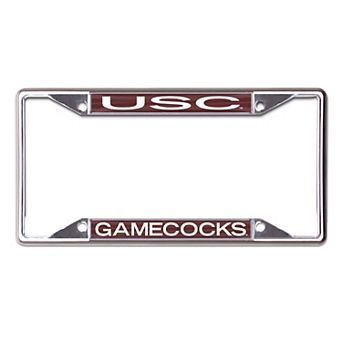 WinCraft South Carolina Gamecocks Printed Metal License Plate Frame