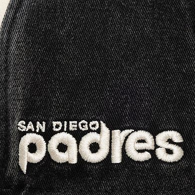 Unisex Mitchell & Ness Cream/Black San Diego Padres Snow Block Pro Crown Adjustable Hat