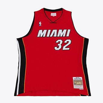 Men's Mitchell & Ness Shaquille O'Neal Red Miami Heat 2005-06 Swingman Jersey
