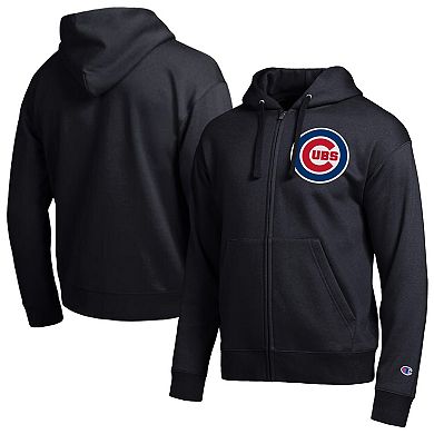 Men's Champion Black Chicago Cubs All-Star Full-Zip Hoodie
