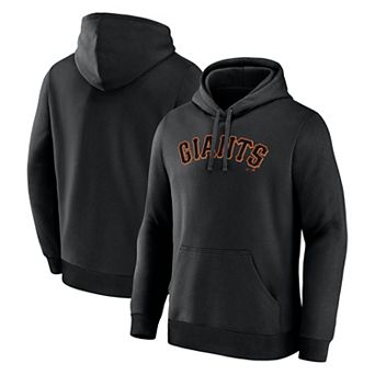 Men's Logo Athletic Black San Francisco Giants Wordmark Hoodie