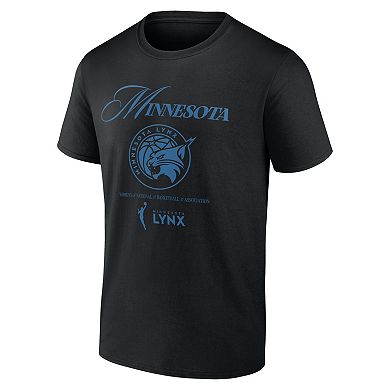 Unisex Logo Athletic Black Minnesota Lynx In Motion T-Shirt