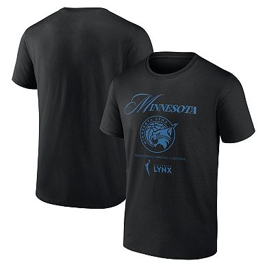 Unisex Logo Athletic Black Minnesota Lynx In Motion T-Shirt