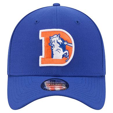 Men's New Era Royal Denver Broncos Core Team 39THIRTY Flex Hat
