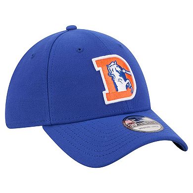 Men's New Era Royal Denver Broncos Core Team 39THIRTY Flex Hat