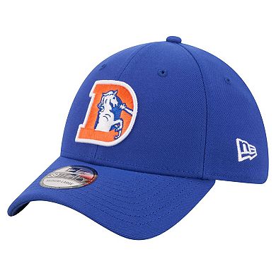 Men's New Era Royal Denver Broncos Core Team 39THIRTY Flex Hat