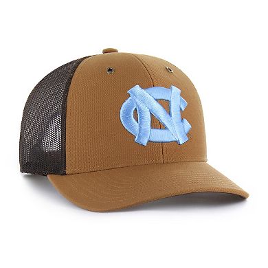 Unisex Carhartt x '47 Brown North Carolina Tar Heels Trucker Adjustable Hat