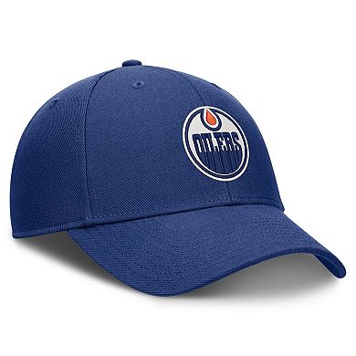 Men's Fanatics Royal Edmonton Oilers Force Adjustable Hat