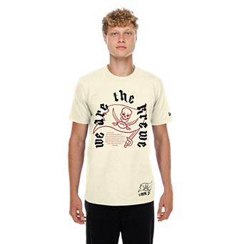 Men's New Era Natural Tampa Bay Buccaneers We are the Krewe Draft T-Shirt