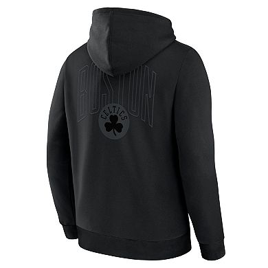 Men's Fanatics Boston Celtics Black Out Hoodie
