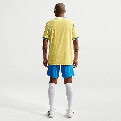 Men's Nike Blue Brazil National Team 2026 Home Match Authentic Shorts