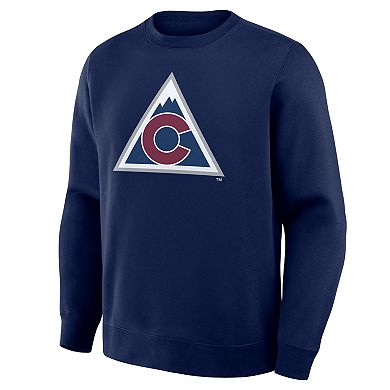 Men's Fanatics Navy Colorado Avalanche Competition Sweatshirt