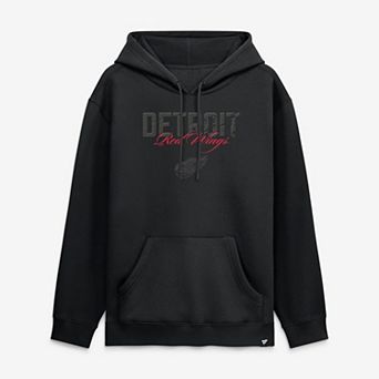 Men's Fanatics Detroit Red Wings Black Out Hoodie