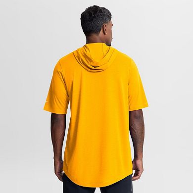 Men's Nike Gold Green Bay Packers Tri-Blend Hooded T-Shirt
