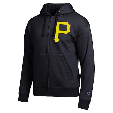 Men's Champion Black Pittsburgh Pirates All-Star Full-Zip Hoodie