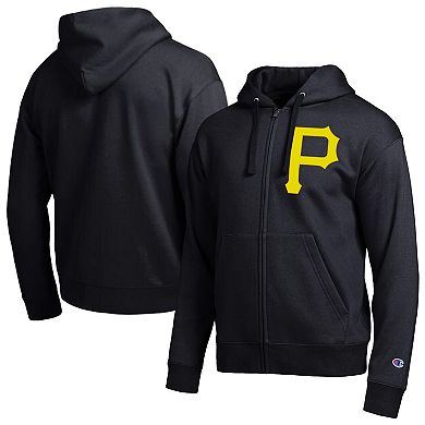 Men's Champion Black Pittsburgh Pirates All-Star Full-Zip Hoodie