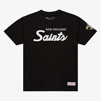 Men's Mitchell & Ness Black New Orleans Saints Head Coach Classic T-Shirt