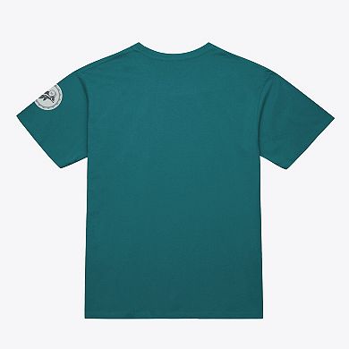 Men's Mitchell & Ness Aqua Miami Dolphins Head Coach Classic T-Shirt