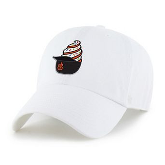 Preschool '47 White San Francisco Giants Ice Cream Helmet Clean Up Adjustable Hat