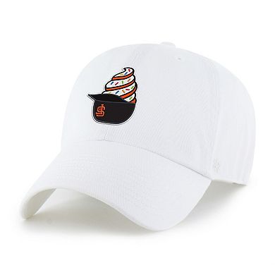 Preschool '47 White San Francisco Giants Ice Cream Helmet Clean Up Adjustable Hat