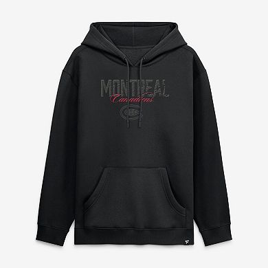 Men's Fanatics Montreal Canadiens Black Out Hoodie