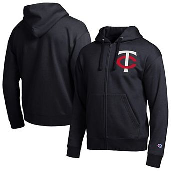 Men's Champion Black Minnesota Twins All-Star Full-Zip Hoodie
