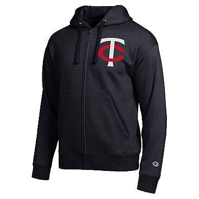 Men's Champion Black Minnesota Twins All-Star Full-Zip Hoodie