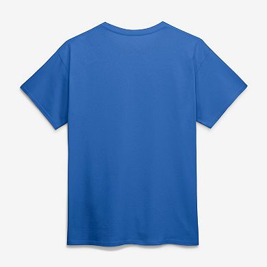Men's Logo Athletic Blue Oklahoma City Thunder Wordmark T-Shirt
