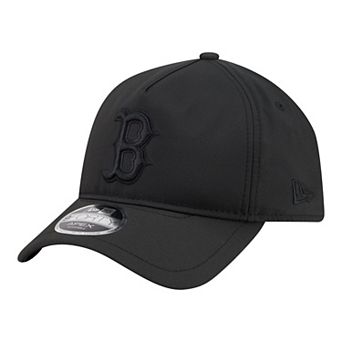 Men's New Era Black Boston Red Sox Injection Apex 9FORTY Adjustable Hat