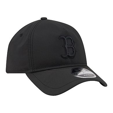 Men's New Era Black Boston Red Sox Injection Apex 9FORTY Adjustable Hat
