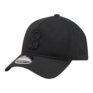 Men's New Era Black Boston Red Sox Injection Apex 9FORTY Adjustable Hat