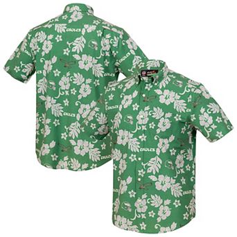 Men's Reyn Spooner Kelly Green Philadelphia Eagles Kekai Performance Button-Down Top