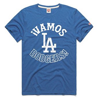 Men's Homage Royal Los Angeles Dodgers Vamos Tri-Blend T-Shirt