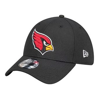 Men's New Era Black Arizona Cardinals Core Team 39THIRTY Flex Hat