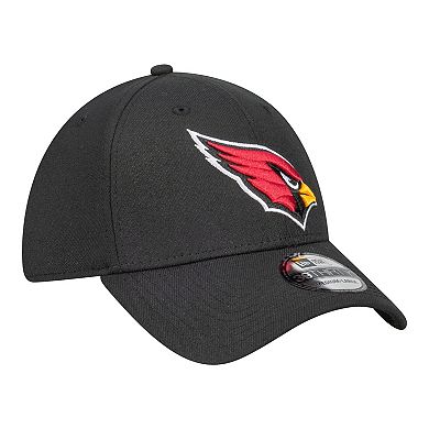 Men's New Era Black Arizona Cardinals Core Team 39THIRTY Flex Hat