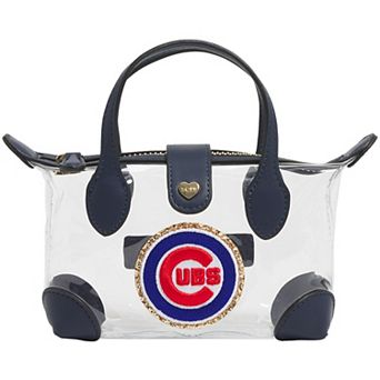 Stoney Clover Lane Chicago Cubs Clear Pouchette Crossbody Bag