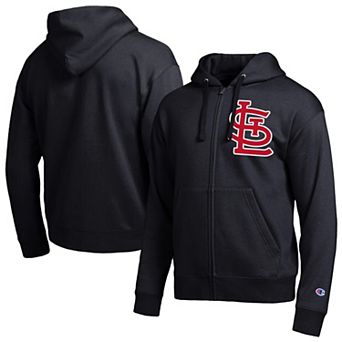 Men's Champion Black St. Louis Cardinals All-Star Full-Zip Hoodie