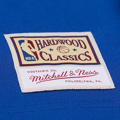 Men's Mitchell & Ness Blue New York Knicks Playoff Win Premium T-Shirt