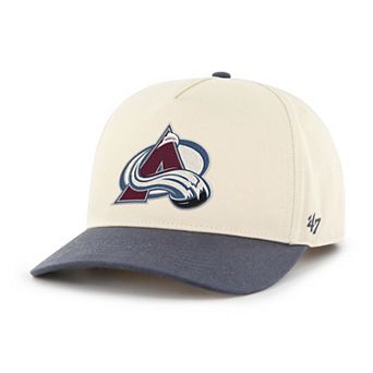 Men's '47 Cream/Navy Colorado Avalanche Logo 2-Tone Hitch Adjustable Hat