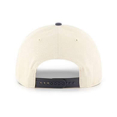Men's '47 Cream/Navy Colorado Avalanche Logo 2-Tone Hitch Adjustable Hat