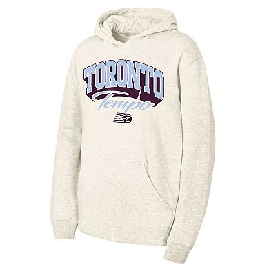 Youth Outerstuff Natural Toronto Tempo Powerful Fleece Hoodie
