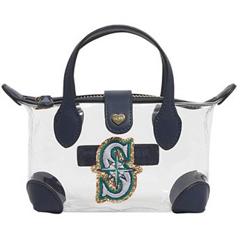 Stoney Clover Lane Seattle Mariners Clear Pouchette Crossbody Bag