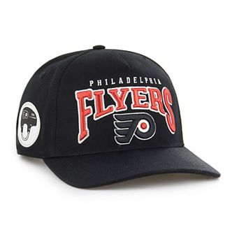 Men's '47 Black Philadelphia Flyers Hard Hat Arch Hitch Adjustable Hat